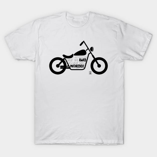 Motorcycle T-Shirt by Gabi Veiga